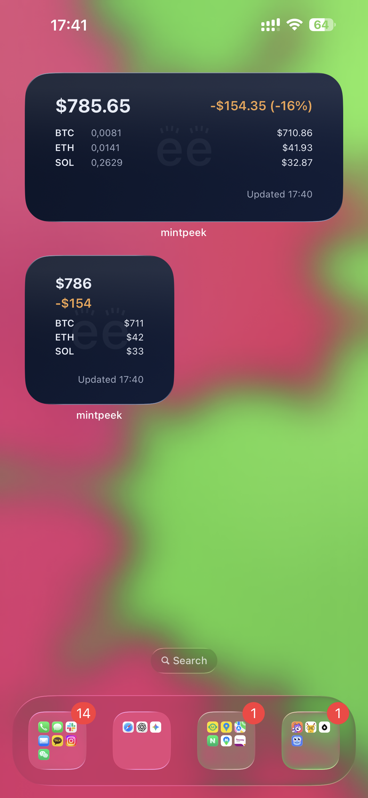mintpeek widgets