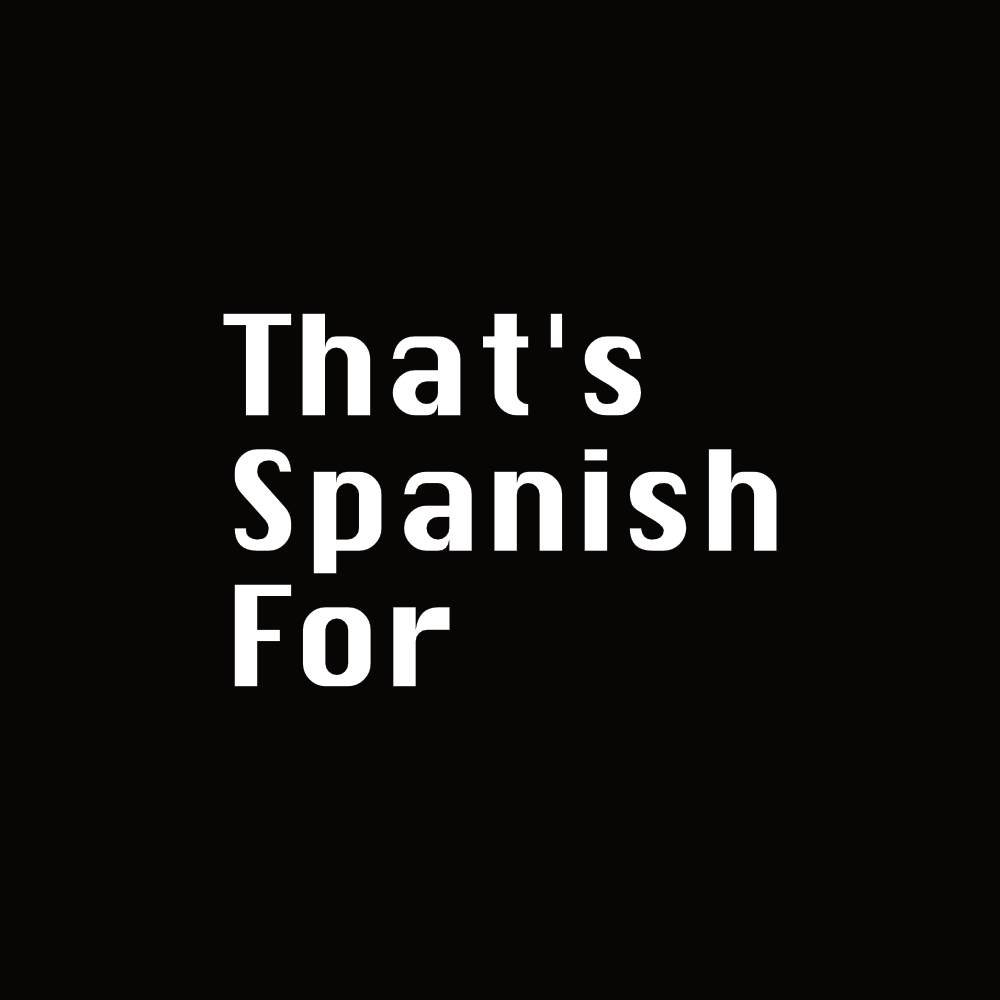that's spanish for logo